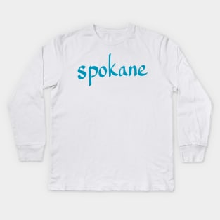 SPOKANE Kids Long Sleeve T-Shirt